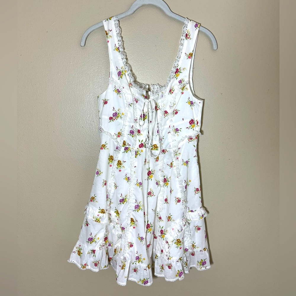 For Love and Lemons Wildflower Floral Mini Dress